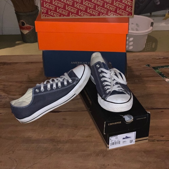 Converse: All Star OX Navy - Picture 1 of 4